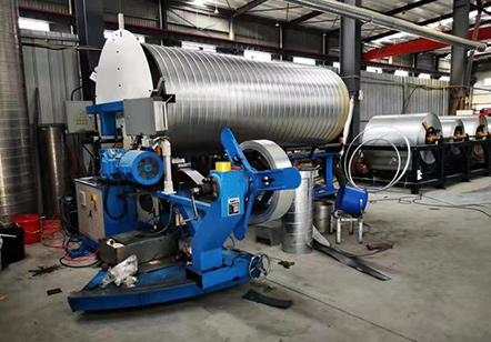 武漢碳鋼風管加工廠重型螺旋風管機